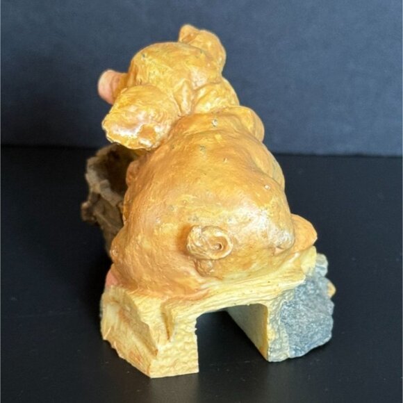 Adorable Pig Figurine Set Of 3 Farmhouse Style Resin Decor Featuring Playful & R - Picture 4 of 14